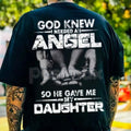 "God Knew I Need An Angel" T-Shirt - Inspirational Faith Slogan Tee, Religious Gift for Mom, Unisex Memorial/Baby Announcement Shirt